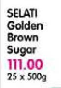 Selati Golden Brown Sugar-25 x 500gm