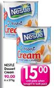 Nestle Dessert Cream-270g Each