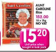 Aunt Caroline Rice-2Kg Each