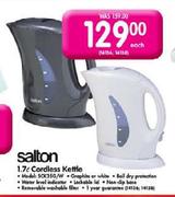 Salton 1.7Ltr Cordless Kettle-Each