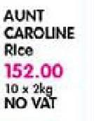 Aunt Caroline Rice-10X2Kg