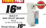 Build It Mini Circuit Breaker 40amp