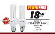 Build It Energy Saver Globes BC / ES 3U 15Watt Cool White-Each