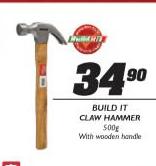 Build It Claw Hammer-500g