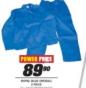 Royal Blue Overall-2 Piece