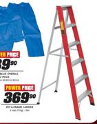 DIY A-Frame 6 Step Ladder-95kg 1.8m