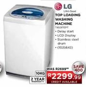 LG Top Loading Washing Machine-10kg (T8501TEPT)