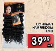 Lily Human Hair Freedom-Each