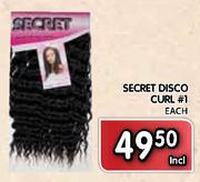 Secret Disco Curl #1-Each
