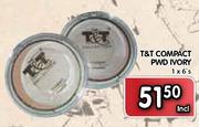 T&T Compact PWD Ivory-1 x 6's