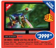 Dixon 39 Inch/99Cm LED Full HD 3D TV (STY0139)-Each