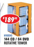 144 CD / 64 DVD Rotative Tower (NF8003KD)-Each