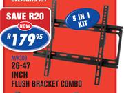 26-47 Inch Flush Bracket Combo (AVK303)-Each