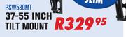 37-55 Inch Tilt Mount (PSW530MT)-Each