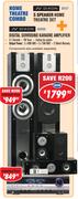 Dixon 5 Speaker Home Theatre Set (DX127) + Digital Surround Karaoke Amplifier (AV3355)-Per Set