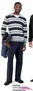 Legend Mens Striped Knitwear