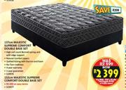137cm Majestic Supreme Comfort Double Base Set