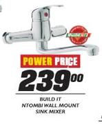 Build It Ntombi Wall Mount Sink Mixer