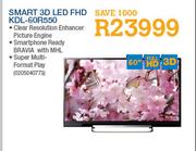 Sony Smart 3D LED FHD TV(KDL-60R550)-Each