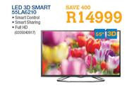 LG LED 3D Smart TV55LA6210-Each