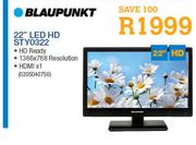 Blaupunkt 22" LED HD TV(STY0322)-Each