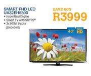 Samsung 43" Smart FHD LED TV(UA32EH5300)-Each