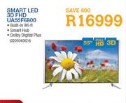 Samsung 55" Smart LED 3D FHD TV(UA55F6800)-Each