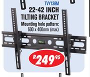 Plasma, LED & LCD TV Wall Mount Brackets 22-42 Inch Tilting Bracket (TVY138M)-600x400mm (Max)