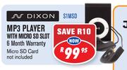 Dixon MP3 Player With Micro SD Slot (S1MSD)
