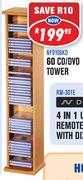 60 CD/DVD Tower (NF9106KD)