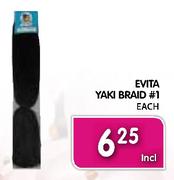 Evita Yaki Braid #1-Each