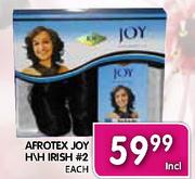 Afrotex Joy H\H Irish #2-Each