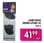 Hair Nova Sense Lovely #1-Each