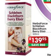 Herba Force Schlehen Blackthorn Berry Elixir-500ml
