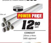 Conduit-20mmx4mm Each