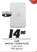 Lear Switch + Cover Plate-1 Lever Switch