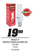 Build It Energy Saver Globes BC IES 3U-15 Watt