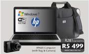 HP635 Computer with Bag & Camera