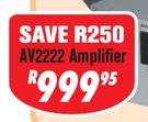 Dixon Stereo AV Amplifier With AM/FM Tuner(AV2222)-Each