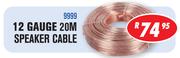 12 Gauge 20M Speaker Cable-Each