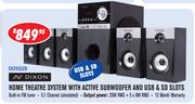 Dixon Home Theatre System With Active Subwoofer And USB & SD Slots(DX245USB)-Each