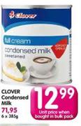 Clover Condensed Milk-6X385gm 