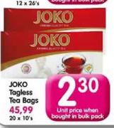 Joko Tealess Tea Bags-20X10's
