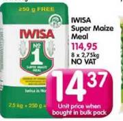 Iwisa Super Maize Meal-8X2.75kg 