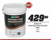 Build It Contractors Texture Wall White-20L