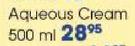 Johnson's Baby Aqueous Cream-500ml Each