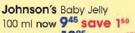 Johnson's Baby Jelly-100ml Each