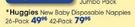 Huggies New Baby 88 Disposable Nappies 26 Pack-Per Pack