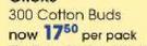 300 Cotton Buds-Per Pack