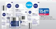 Nivea Cellular Anti-Age Day Or Night Cream-50ml/Eye Cream 15ml/Serum 40ml-Each